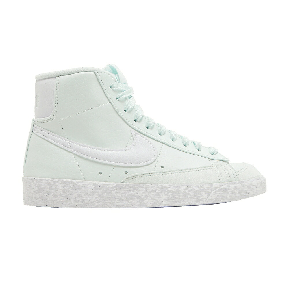 ナイキ ブレイザー ミッド 緑 グリーン 黒色 ブラック 白色 ホワイト '77 'MINT GREEN' スニーカー レディース NIKE WMNS BLAZER MID NEXT NATURE / BARELY GREEN VOLT BLACK WHITE