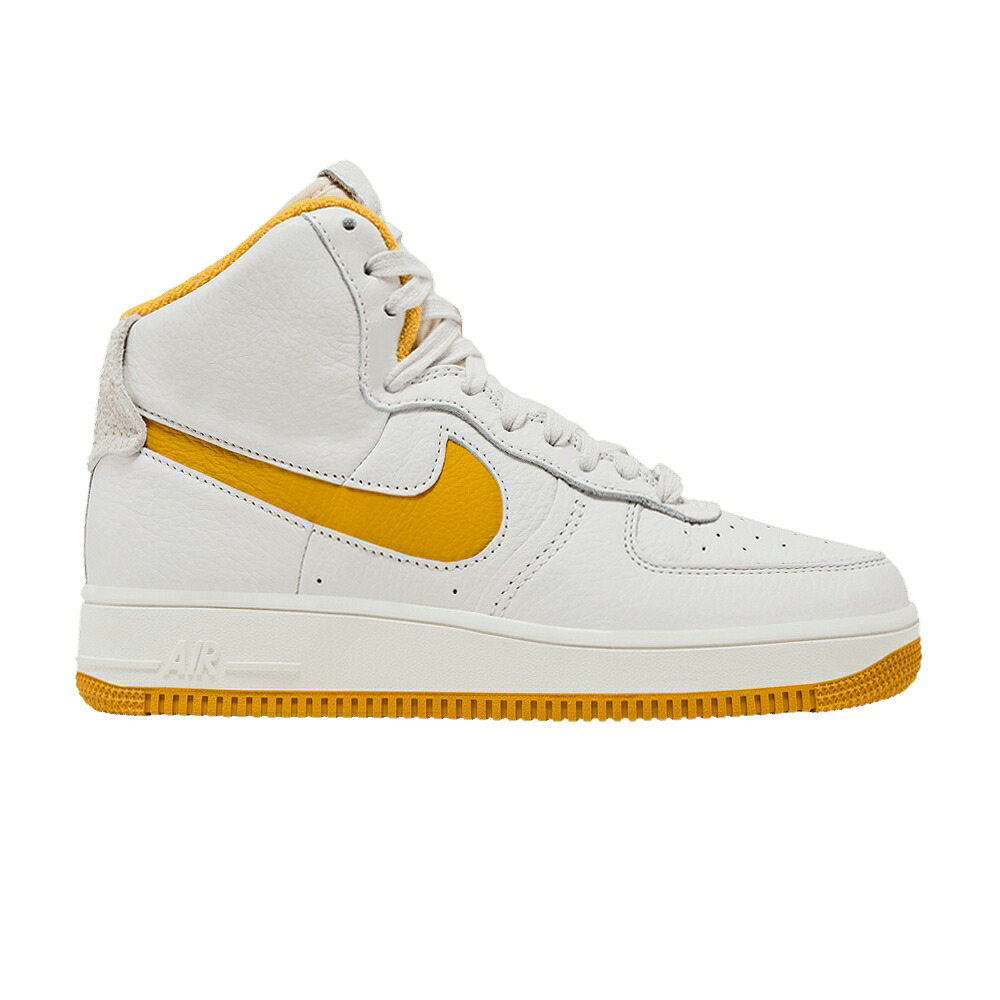ナイキ 黄色 イエロー エアフォース 'PHANTOM OCHRE' スニーカー レディース NIKE WMNS AIR FORCE 1 SCULPT YELLOW / PHANTOM SAIL YELLOW OCHRE|スニケス