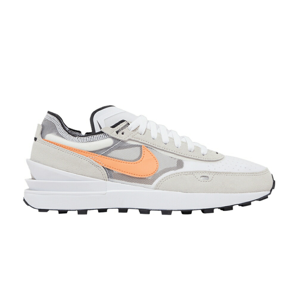 ナイキ ワッフル 橙 オレンジ 白色 ホワイト 黒色 ブラック WHITE TRANCE スニーカー メンズ NIKE WAFFLE ONE ORANGE / WHITE LIGHT BONE BLACK ORANGE