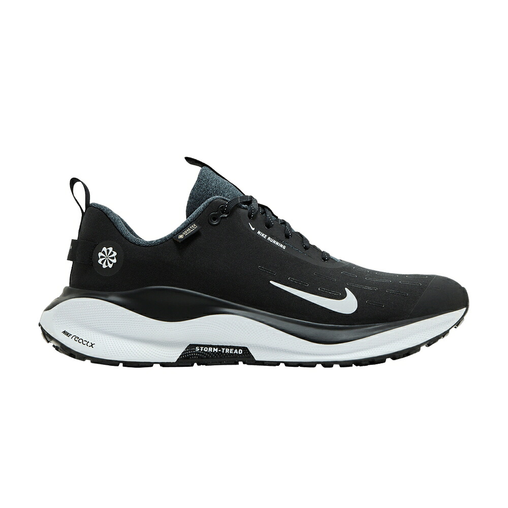 ナイキ 幽客 ゴアテックス 黒いこと 黒いこと 白いこと 白いこと \u0027BLACK WHITE\u0027 スニーカー メンズ NIKE REACTX INFINITY RUN 4 GORE-TEX / BLACK ANTHRACITE VOLT WHITE