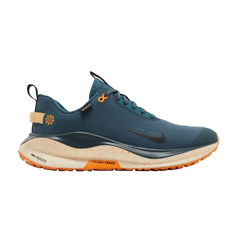 ナイキ 幽客 ゴアテックス ディープ \u0027DEEP ORANGE\u0027 スニーカー メンズ NIKE REACTX INFINITY RUN 4 GORE-TEX JUNGLE TOTAL / DEEP JUNGLE GEODE TEAL TOTAL
