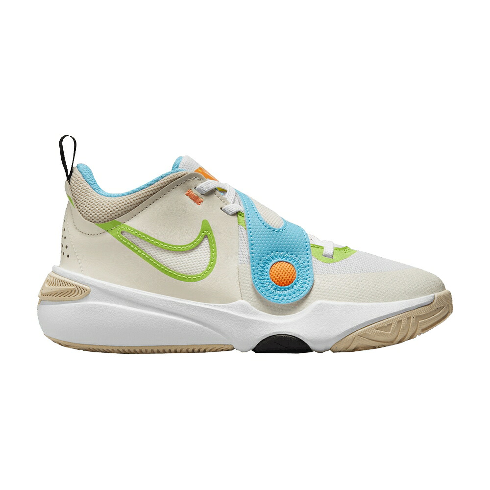 ナイキ チーム アイボリー アクション 白色 ホワイト 'PALE GREEN' ジュニア キッズ NIKE TEAM HUSTLE D11 GS IVORY ACTION / PALE IVORY WHITE SANDDRIFT ベビー マタニティ スニーカー|スニケス