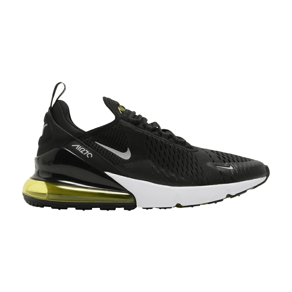 ナイキ マックス 黒色 ブラック 黄色 イエロー 白色 ホワイト エアマックス BLACK YELLOW スニーカー メンズ NIKE AIR MAX 270 OPTI / BLACK OPTI YELLOW WHITE LIGHT