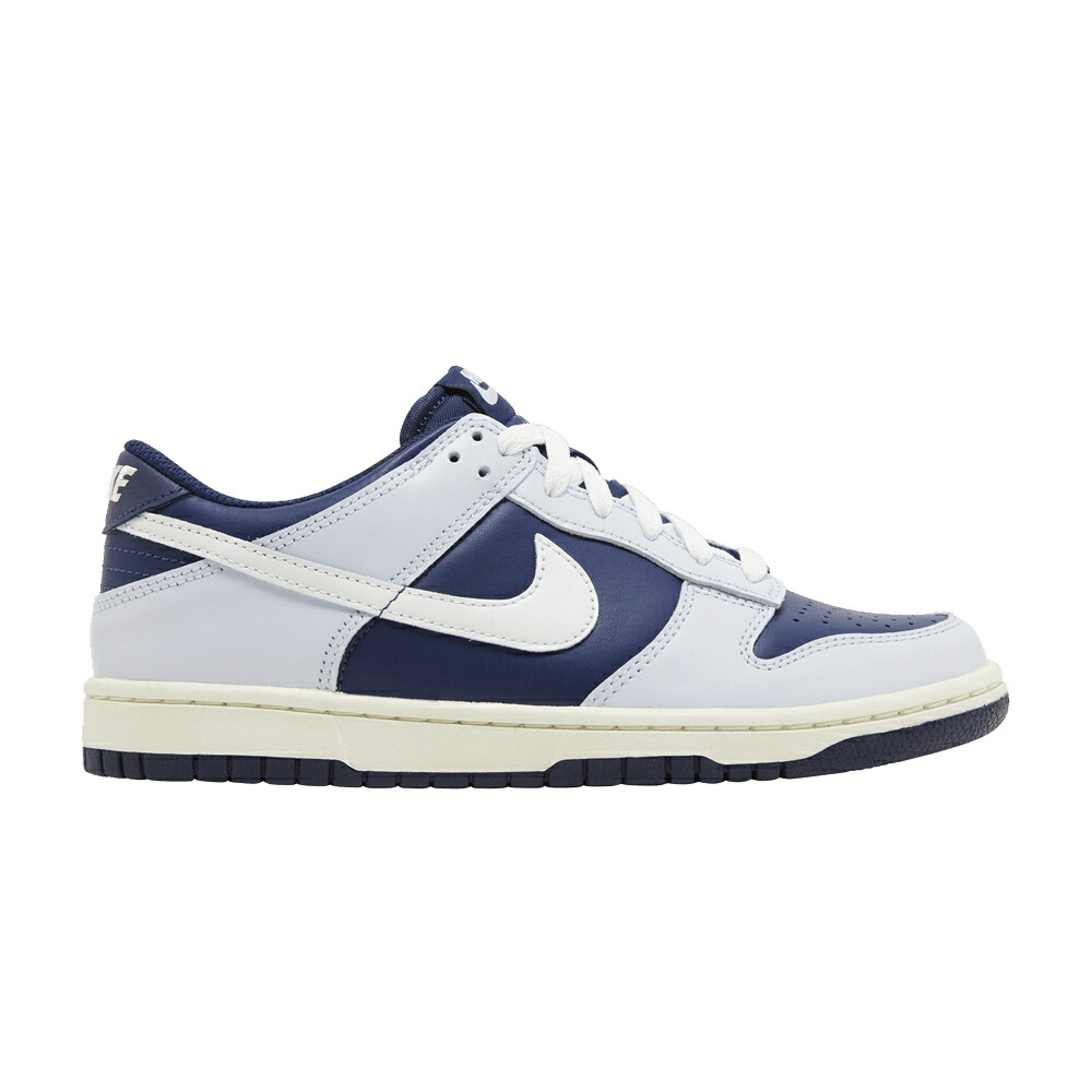 ナイキ ダンク 灰色 グレー 白色 ホワイト ダンクロー 'FOOTBALL NAVY' ジュニア キッズ NIKE DUNK LOW GS GREY MIDNIGHT / FOOTBALL GREY SUMMIT WHITE ベビー マタニティ スニーカー|スニケス