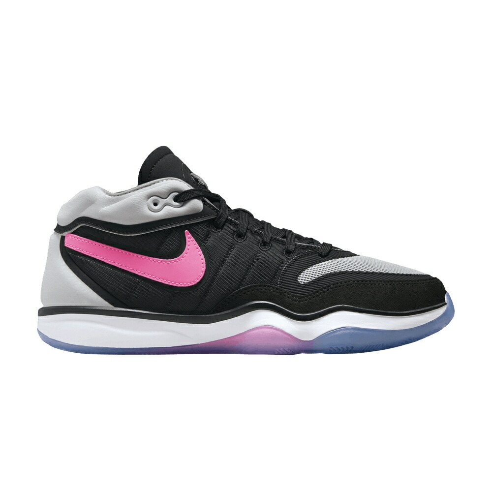 ナイキ ズーム 黒色 ブラック ピュア プラチナム 白色 ホワイト ピンク FUNDAMENTAL スニーカー メンズ NIKE AIR ZOOM GT HUSTLE 2 EP / BLACK PURE PLATINUM WHITE PINK