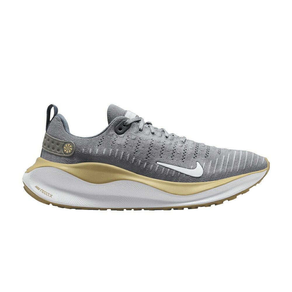 ナイキ ラン 灰色 グレー ベガス クール ゴールド 白色 ホワイト 'COOL GOLD' スニーカー メンズ NIKE REACTX INFINITY RUN 4 TB GREY VEGAS / COOL GREY VEGAS GOLD WHITE