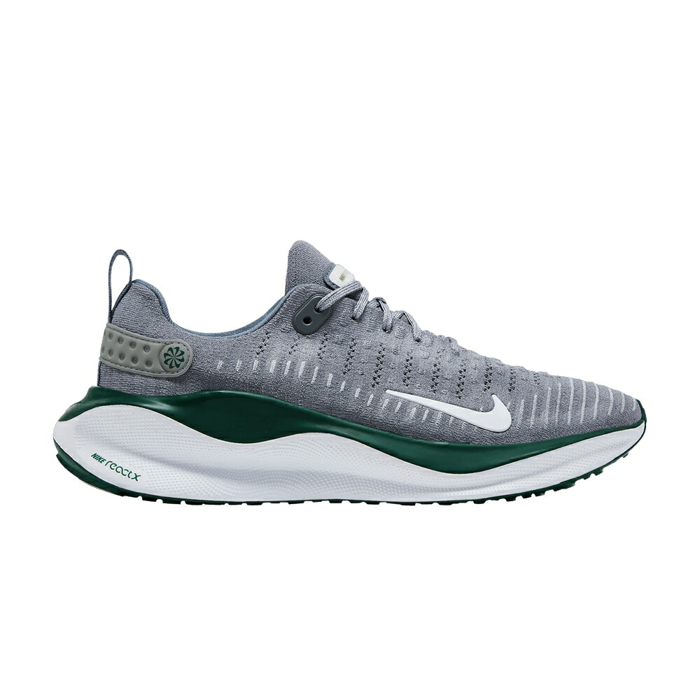 ナイキ ラン 灰色 グレー クール 緑 グリーン 白色 ホワイト 'COOL GREEN' スニーカー メンズ NIKE REACTX INFINITY RUN 4 TB GREY GORGE / COOL GREY GORGE GREEN WHITE