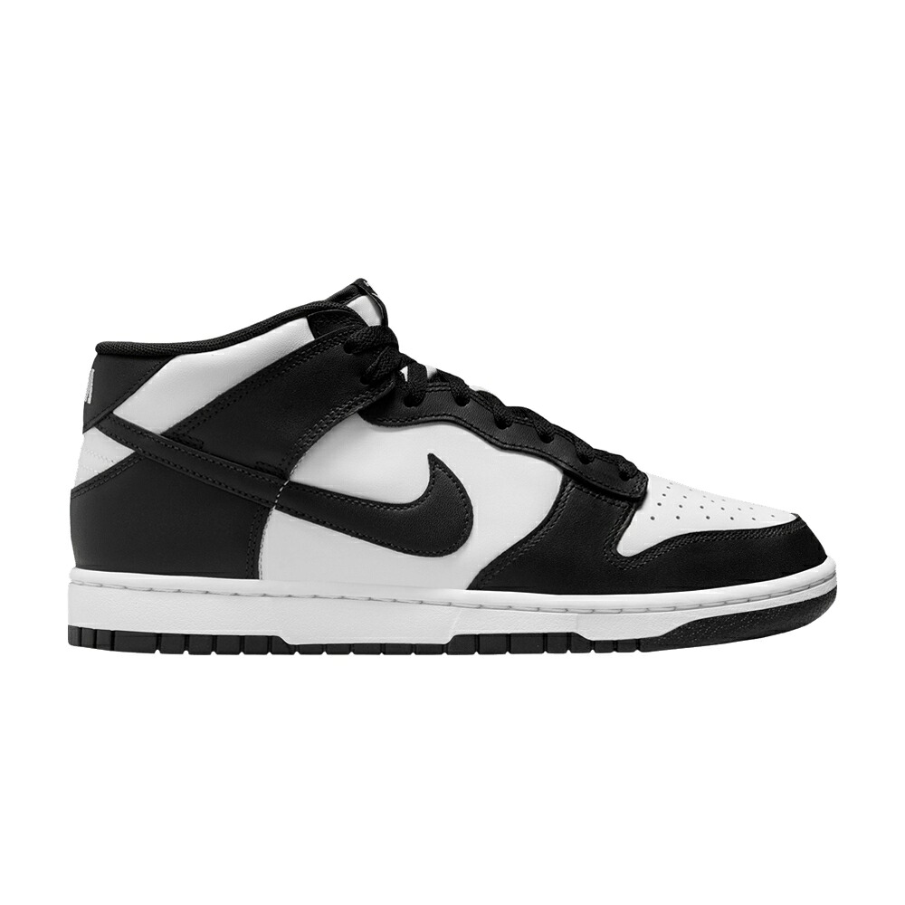 ナイキ ダンク ミッド 白いこと 白いこと 黒いこと 黒いこと \u0027PANDA\u0027 スニーカー メンズ NIKE DUNK MID / WHITE BLACK WHITE BLACK スニーカー-靴-メンズ靴