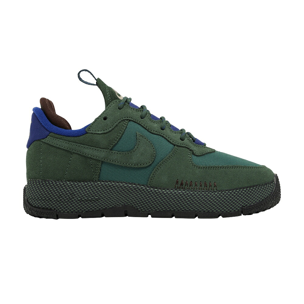 ナイキ ワイルド ディープ 青味 青み 空軍 \u0027FIR\u0027 スニーカー レディース NIKE WMNS AIR FORCE 1 WILD / FIR FIR EARTH DEEP ROYAL BLUE