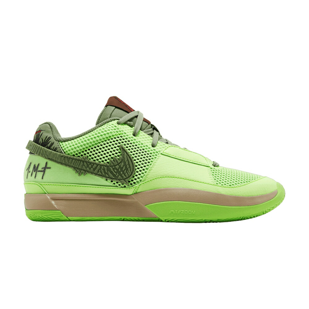 ナイキ ライム ブラスト 緑 グリーン 黒色 ブラック 'HALLOWEEN ZOMBIE' スニーカー メンズ NIKE JA 1 NRG - / LIME BLAST OIL GREEN BLACK HEMP
