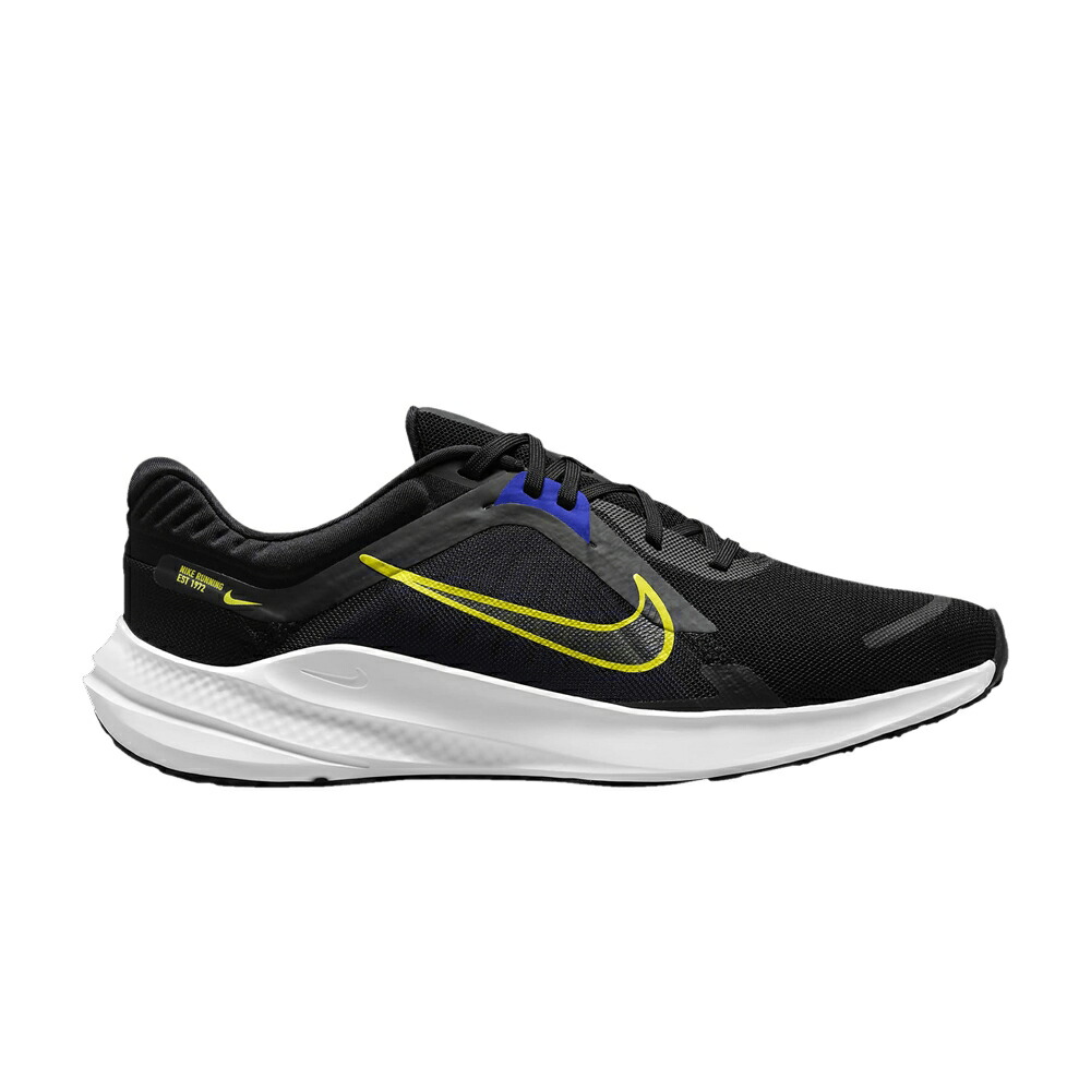 ナイキ ハイ 黒色 ブラック 青色 ブルー 白色 ホワイト BLACK VOLTAGE スニーカー メンズ NIKE QUEST 5 HIGH / BLACK RACER BLUE WHITE HIGH