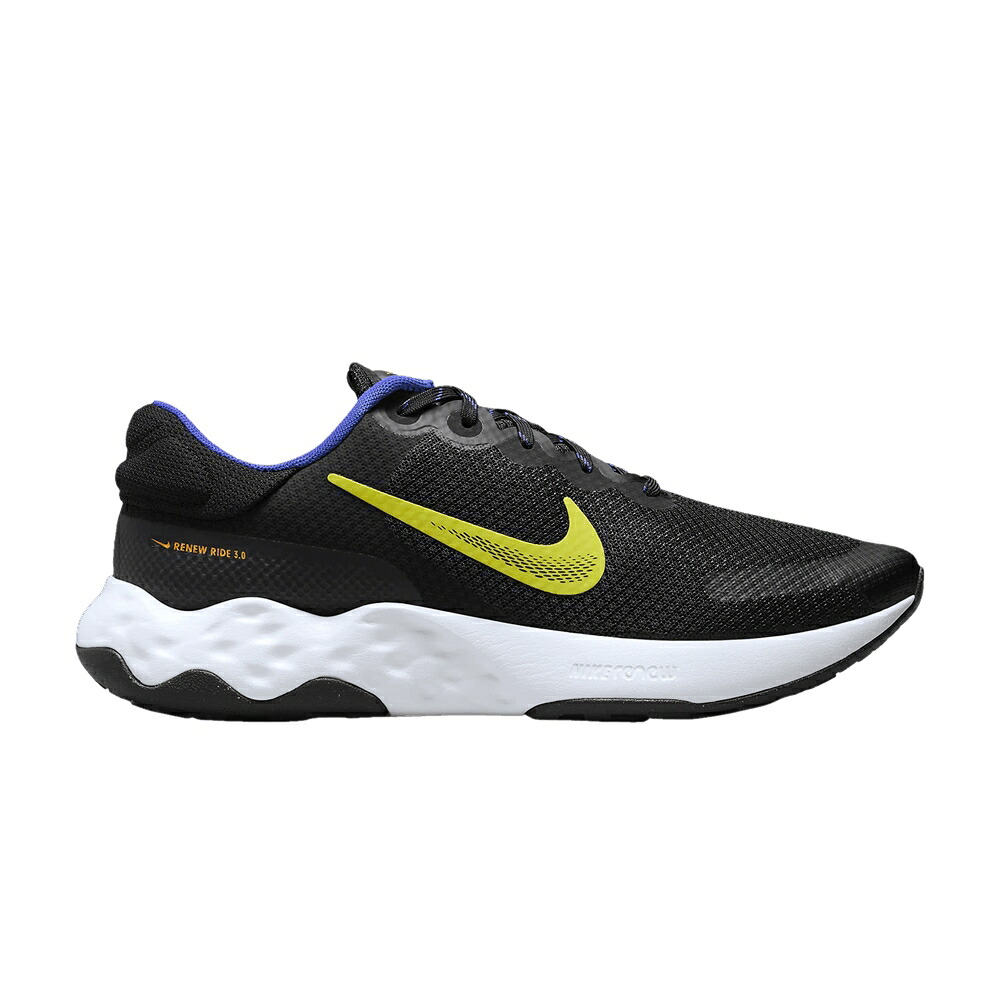 ナイキ ハイ 黒色 ブラック 青色 ブルー 'BLACK VOLTAGE' スニーカー メンズ NIKE RENEW RIDE 3 HIGH / BLACK RACER BLUE SUNDIAL HIGH｜スニケス