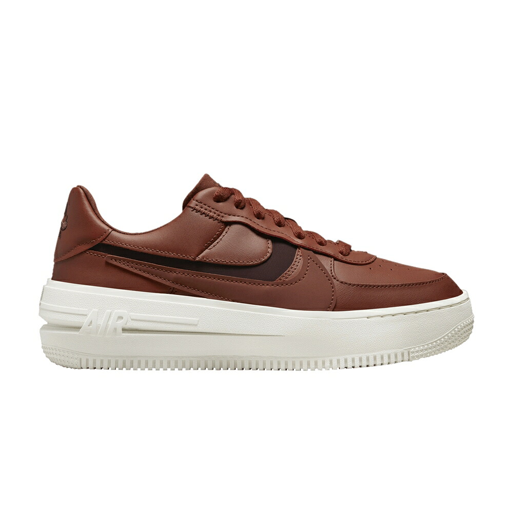 ナイキ ワイン色 バーガンディー エアフォース PLT.AF.ORM 'MARS STONE' スニーカー レディース NIKE WMNS AIR FORCE 1 / MARS STONE BURGUNDY CRUSH SAIL｜スニケス