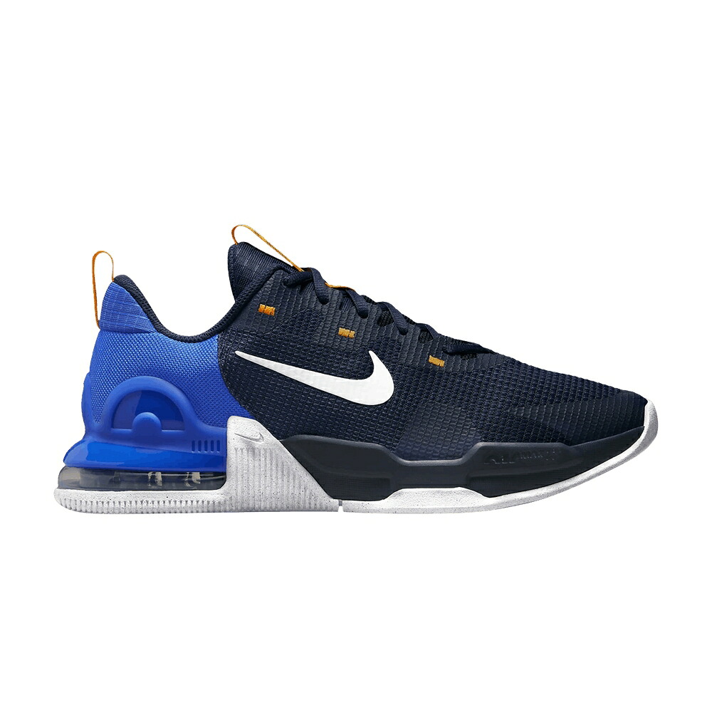 ナイキ マックス アルファ 調教師 青味 青色 大気圏マックス \u0027OBSIDIAN BLUE\u0027 スニーカー メンズ NIKE AIR MAX ALPHA TRAINER 5 RACER / OBSIDIAN RACER BLUE SUNDIAL