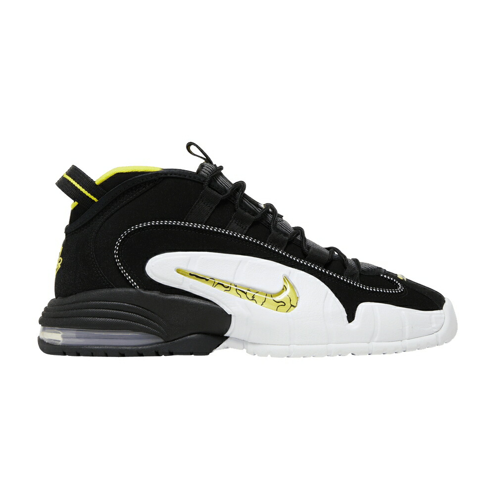 ナイキ メンズ マックス ペニー 白色 ホワイト 黄色 イエロー 黒色 ブラック MEN エアマックス LESTER SCHOOL スニーカー NIKE AIR MAX PENNY 1 MIDDLE / WHITE OPTI YELLOW BLACK
