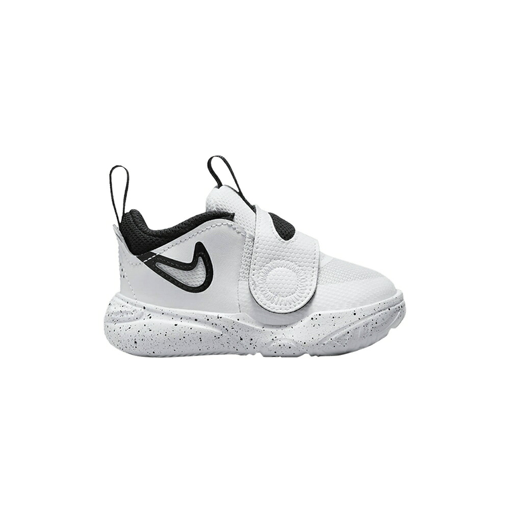 ナイキ チーム 白色 ホワイト 黒色 ブラック 'WHITE BLACK' ベビー NIKE TEAM HUSTLE D11 TD / WHITE BLACK
