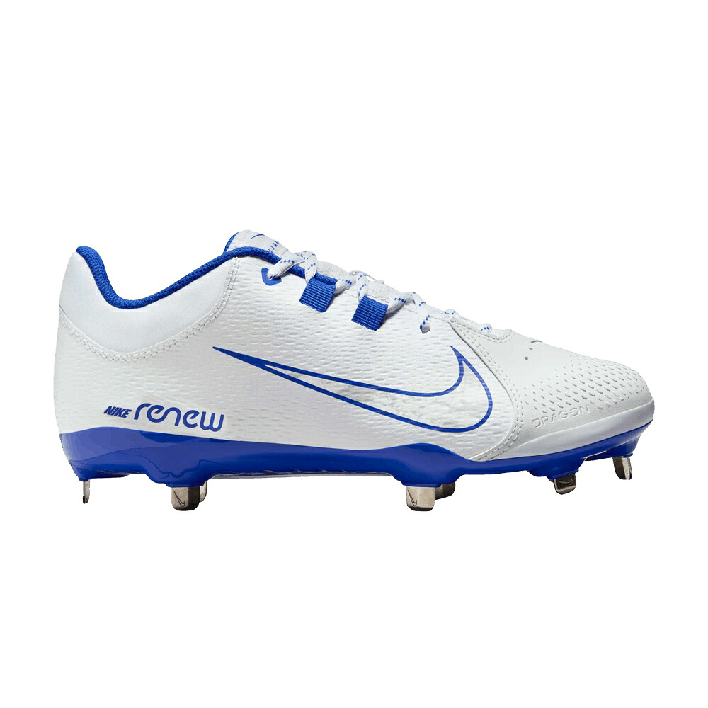 ナイキ 労働者階級 白いこと 白いこと 薄墨色 薄墨色 \u0027WHITE ROYAL\u0027 スニーカー レディース NIKE WMNS HYPERDIAMOND 4 PRO HYPER / WHITE HYPER ROYAL WOLF GREY