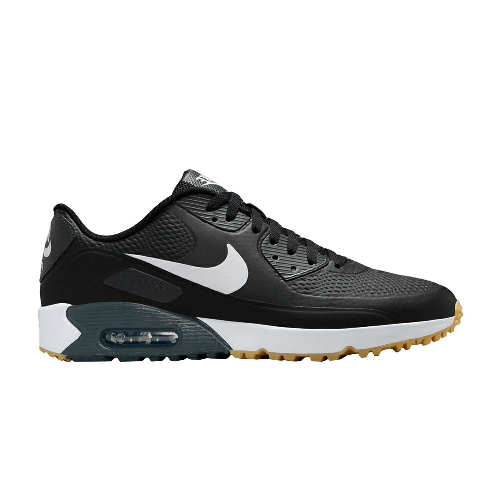 ナイキ マックス ゴルフ 白いこと 白いこと 黒いこと 黒いこと エア湖マックス \u0027BLACK GUM\u0027 スニーカー メンズ NIKE AIR MAX 90 GOLF WHITE / BLACK WHITE GUM