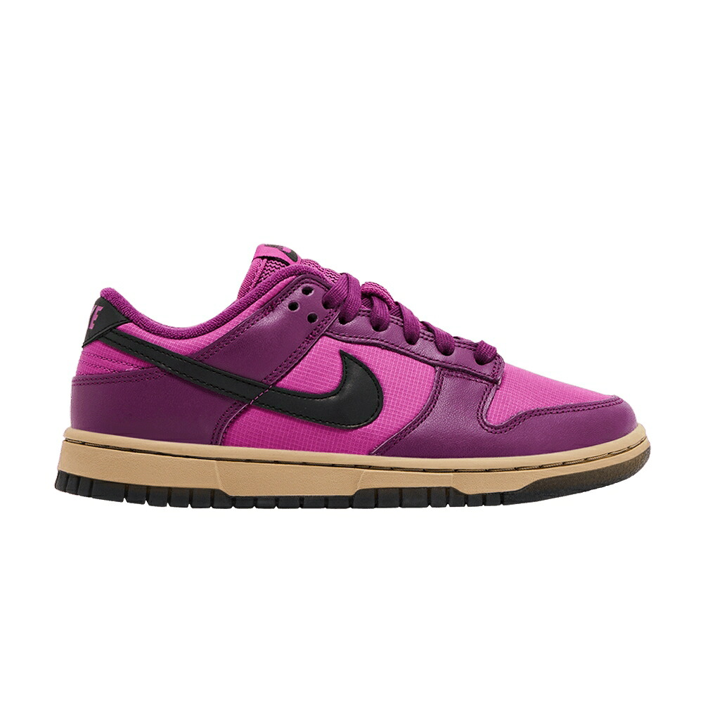 ナイキ ダンク カーキ 黒色 ブラック ダンクロー 'VIOTECH' スニーカー レディース NIKE WMNS DUNK LOW / VIOTECH HOT FUCHSIA KHAKI BLACK｜スニケス