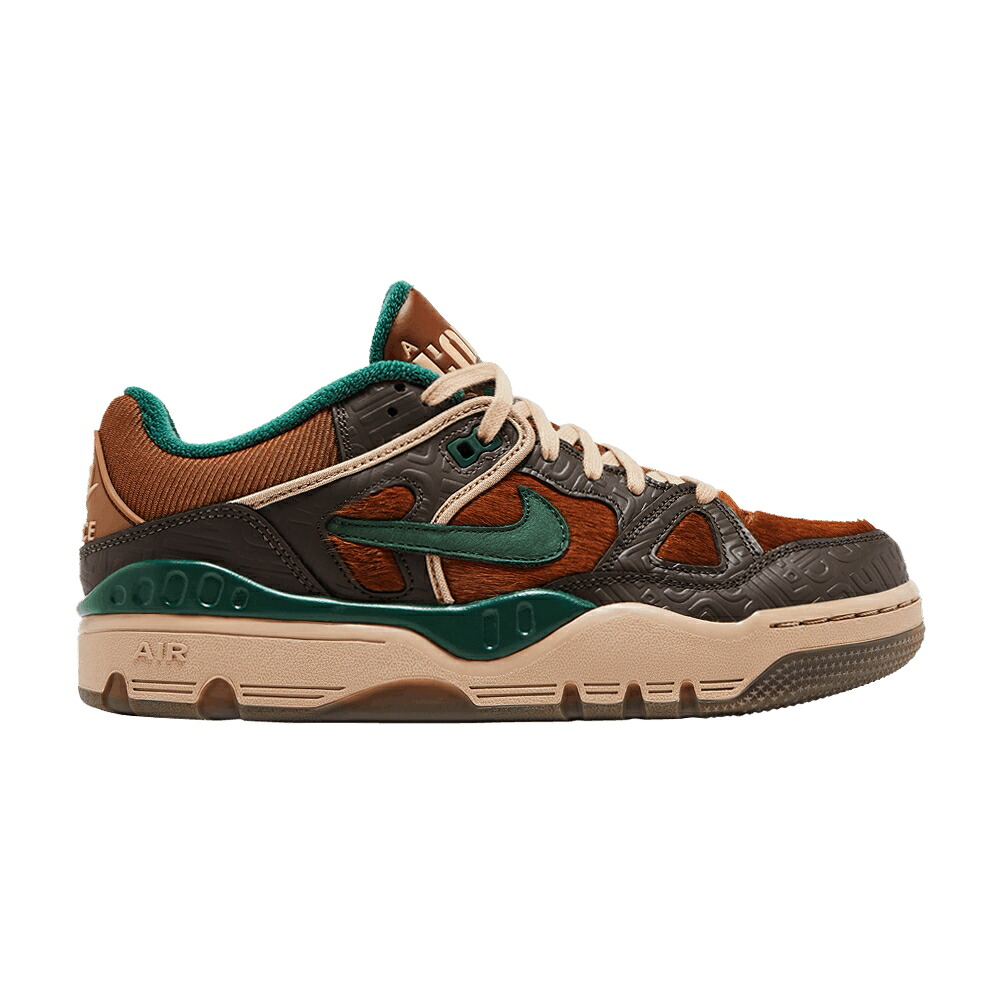ナイキ 赤銅色 赤銅色 空軍 \u0027BAROQUE FIR\u0027 スニーカー メンズ NIKE NIGO X AIR FORCE 3 LOW BROWN / BAROQUE BROWN FIR HEMP PECAN スニーカー-靴-メンズ靴
