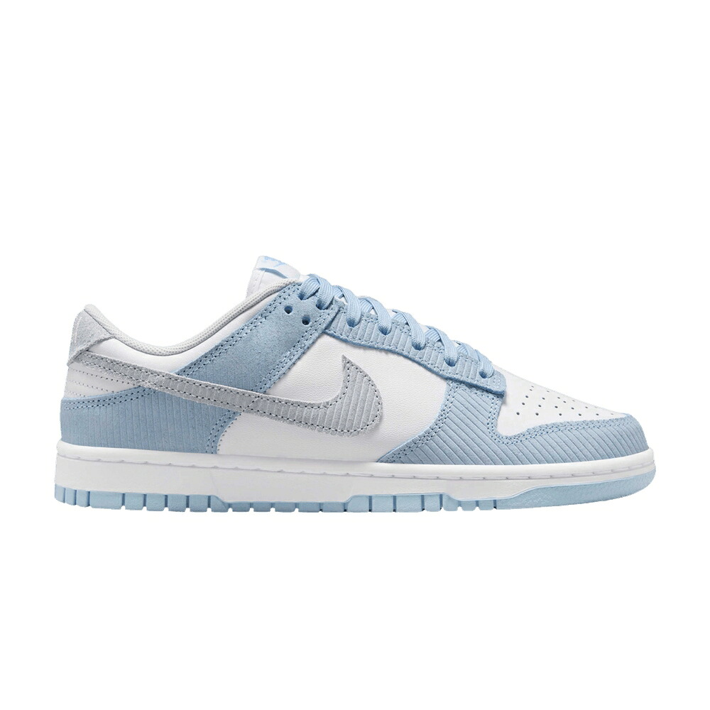 ナイキ ダンク 青色 ブルー 灰色 グレー ダンクロー 'BLUE CORDUROY' スニーカー レディース NIKE WMNS DUNK LOW / LIGHT ARMORY BLUE FOOTBALL GREY