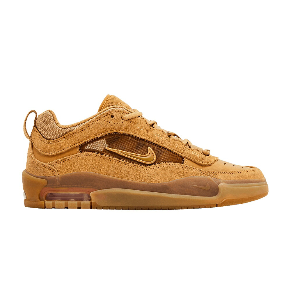 ナイキ マックス エスビー 橙 オレンジ色 ウィート エア湖マックス \u0027FLAX\u0027 スニーカー メンズ NIKE AIR MAX ISHOD WAIR SB / FLAX FLAX SAFETY ORANGE WHEAT 靴-メンズ靴