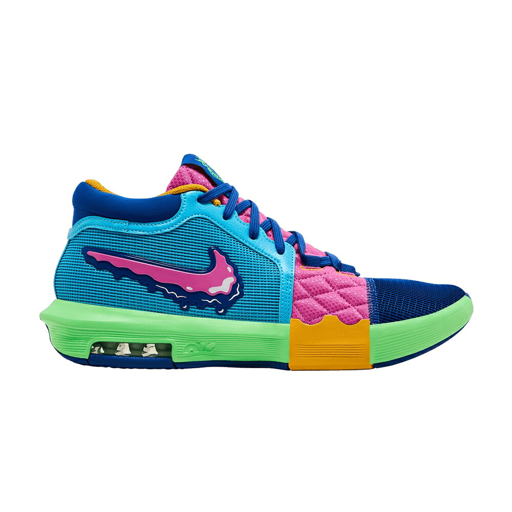 ナイキ レブロン 青味 青味 ウィットネス \u0027I TAB\u0027 スニーカー メンズ NIKE LEBRON WITNESS 8 PROMISE SCHOOL - WITHOUT / MULTI COLOR BALTIC BLUE PLAYFUL