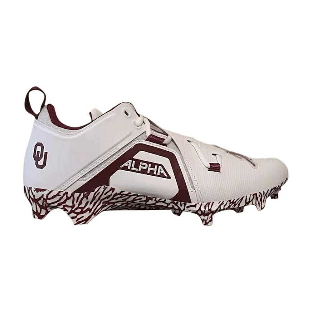 ナイキ アルファ プロ 白色 ホワイト チーム クリムゾン 'OKLAHOMA AWAY' スニーカー メンズ NIKE ALPHA MENACE PRO PE / WHITE TEAM CRIMSON｜スニケス