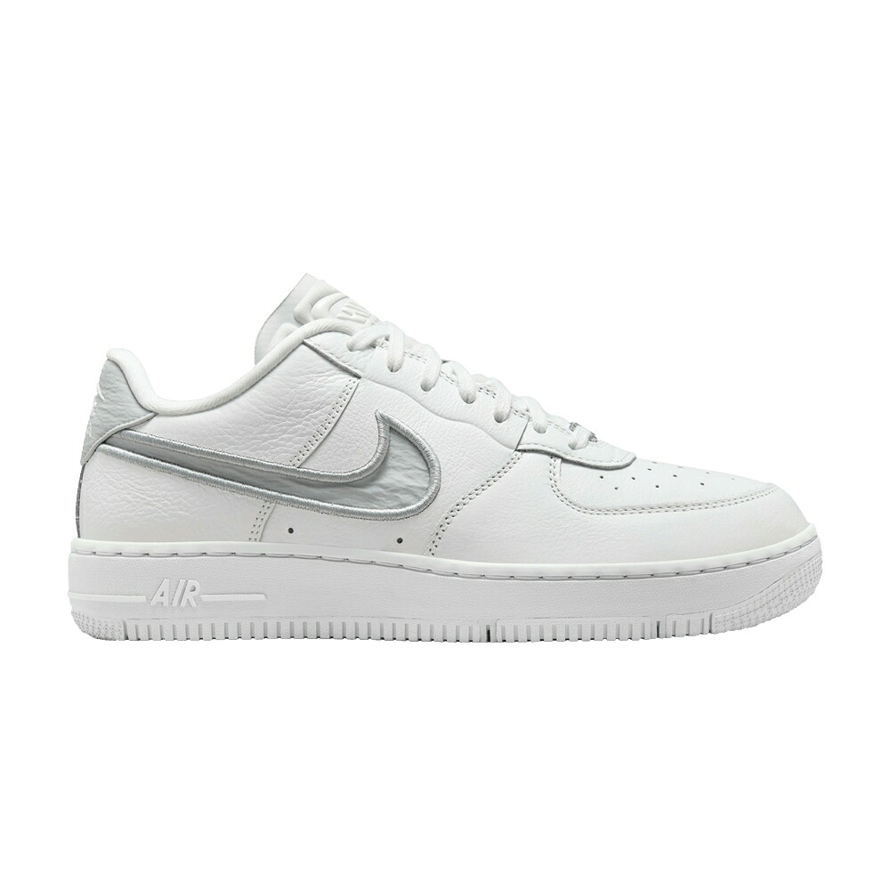 ナイキ ダンス 白色 ホワイト 銀色 シルバー エアフォース 'SUMMIT SILVER' スニーカー レディース NIKE WMNS AIR FORCE 1 DANCE LOW WHITE / SUMMIT WHITE METALLIC SILVER