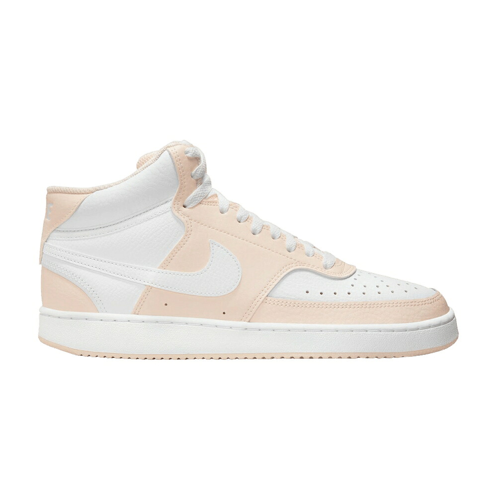 ナイキ コート ミッド 白色 ホワイト 'GUAVA WHITE' スニーカー レディース NIKE WMNS COURT VISION MID ICE / GUAVA ICE WHITE|スニケス