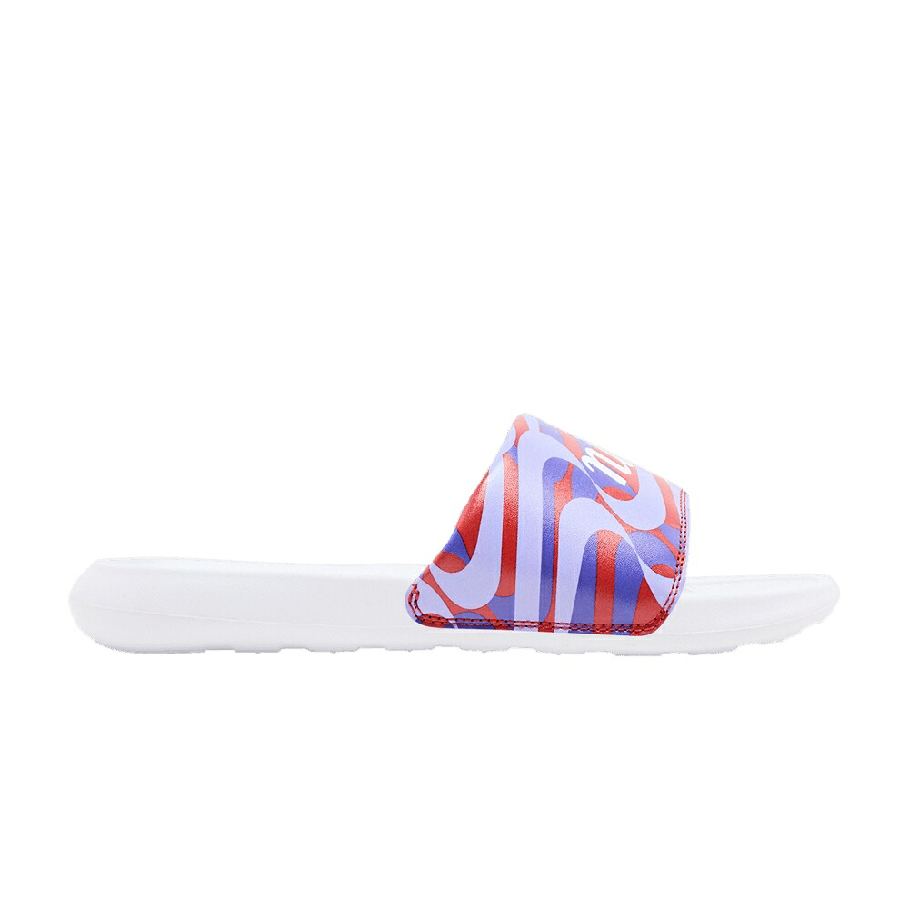 ナイキ サンダル 白色 ホワイト 'CINNABAR SWIRL' スニーカー レディース NIKE WMNS VICTORI ONE SLIDE LAPIS / CINNABAR WHITE LAPIS LIGHT