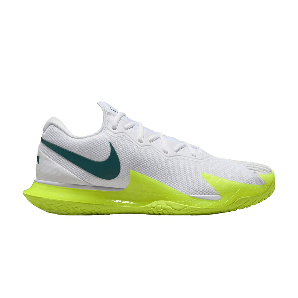 ナイキ コート ズーム 白色 ホワイト WHITE TEAL スニーカー メンズ NIKE NIKECOURT ZOOM VAPOR CAGE 4 RAFA VOLT GEODE / WHITE VOLT GEODE TEAL