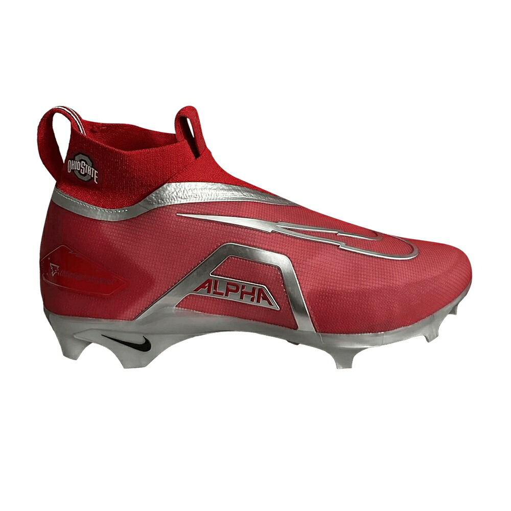 ナイキ アルファ エリート スケートボード 赤 レッド 銀色 シルバー 'オハイオステイト HOME' スニーカー メンズ NIKE ALPHA MENACE ELITE 3 WIDE SMU 'OHIO STATE PE / UNIVERSITY RED METALLIC SILVER
