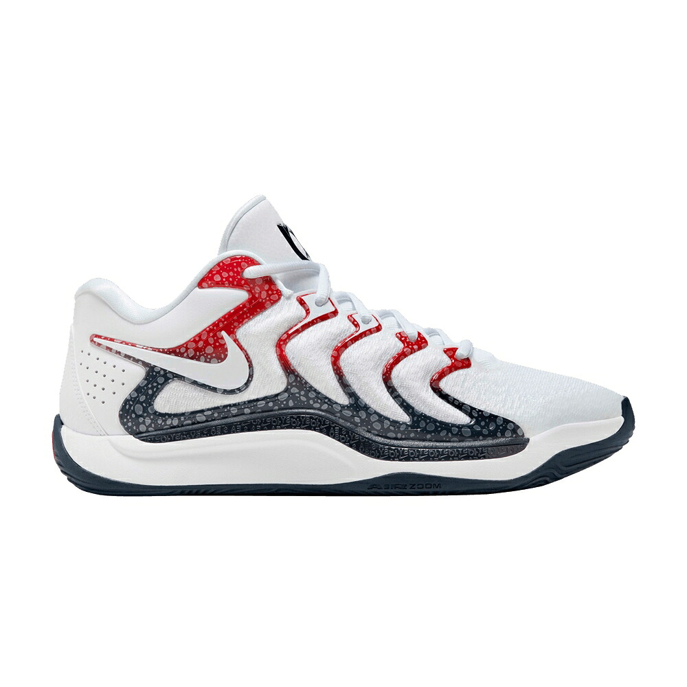 ナイキ 白いこと 白いこと 赤 赤いこと \u0027USA\u0027 スニーカー メンズ NIKE KD 17 EP / WHITE OBSIDIAN UNIVERSITY RED