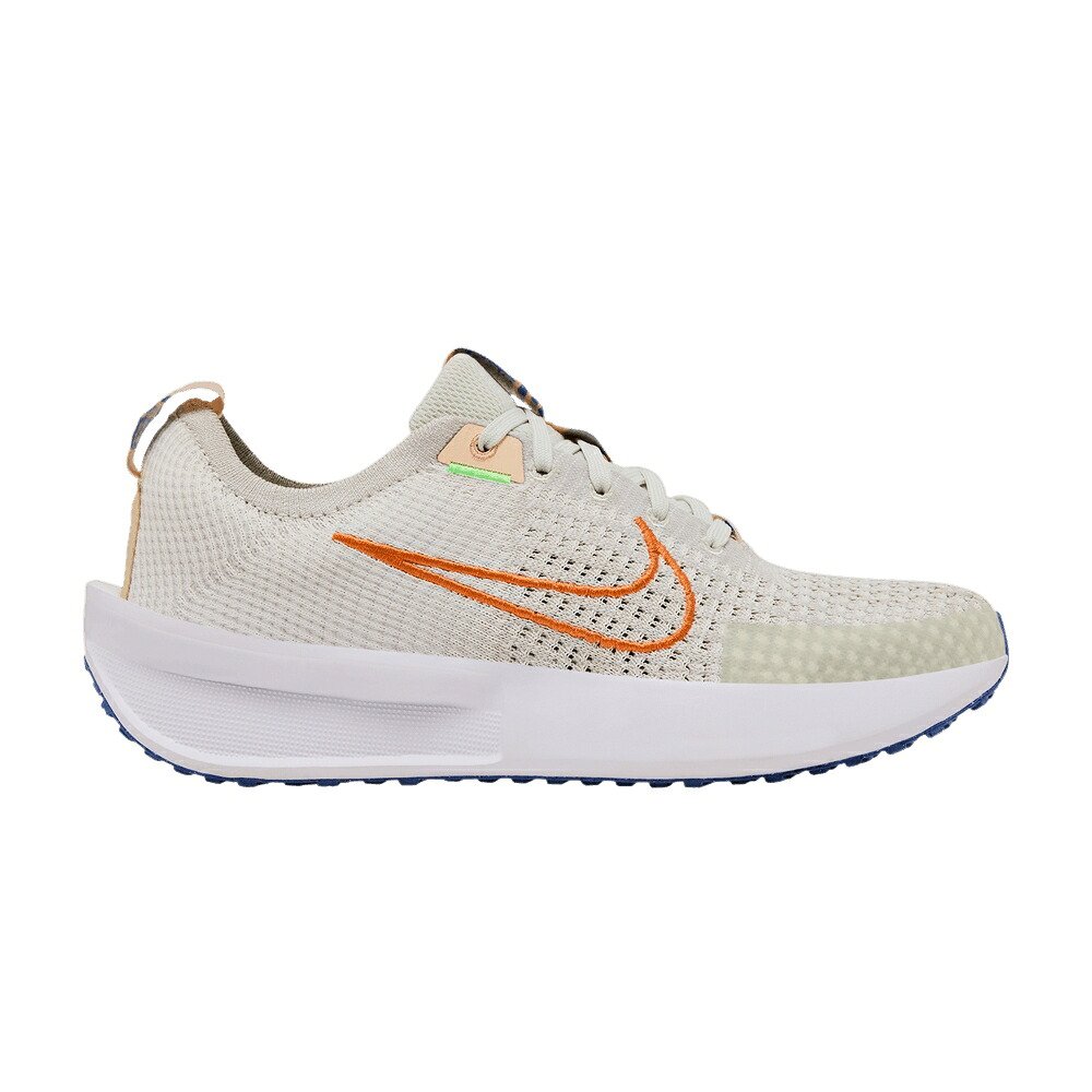 ナイキ ラン 'LIGHT MANDARIN' スニーカー レディース NIKE WMNS INTERACT RUN BONE BRIGHT / LIGHT BONE SAIL ICE PEACH BRIGHT｜スニケス