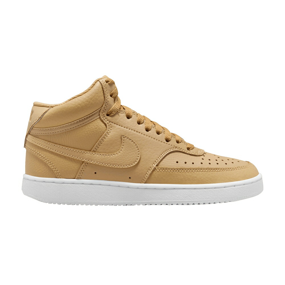ナイキ コート ミッド 白色 ホワイト TWINE スニーカー レディース NIKE WMNS COURT VISION MID / TWINE TWINE WHITE