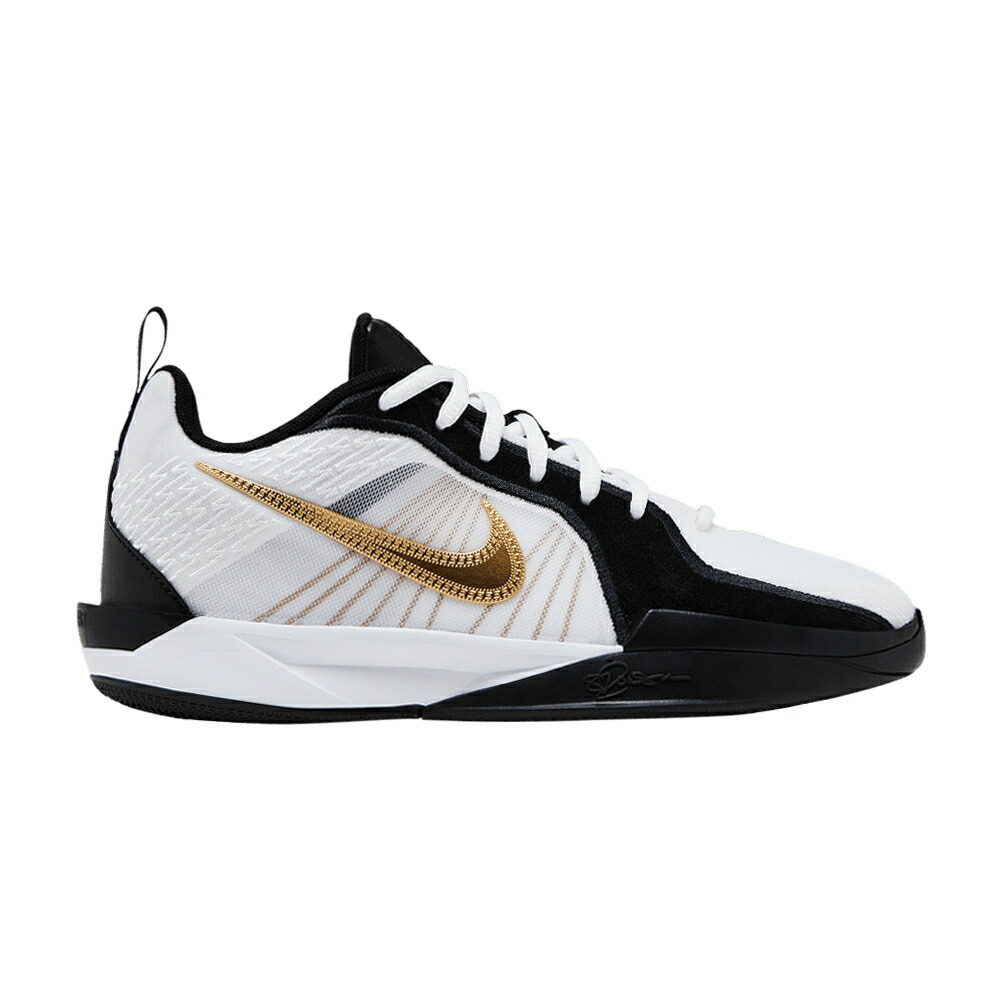 ナイキ 黒色 ブラック ゴールド 白色 ホワイト 'GOLD QUEST' ジュニア キッズ NIKE SABRINA 2 GS / BLACK METALLIC GOLD WHITE ベビー マタニティ スニーカー