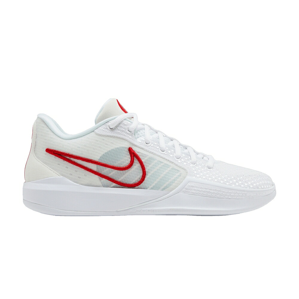 ナイキ 白色 ホワイト 赤 レッド 'WHITE RED' スニーカー レディース NIKE WMNS SABRINA 1 TB PROMO UNIVERSITY / WHITE UNIVERSITY RED|スニケス