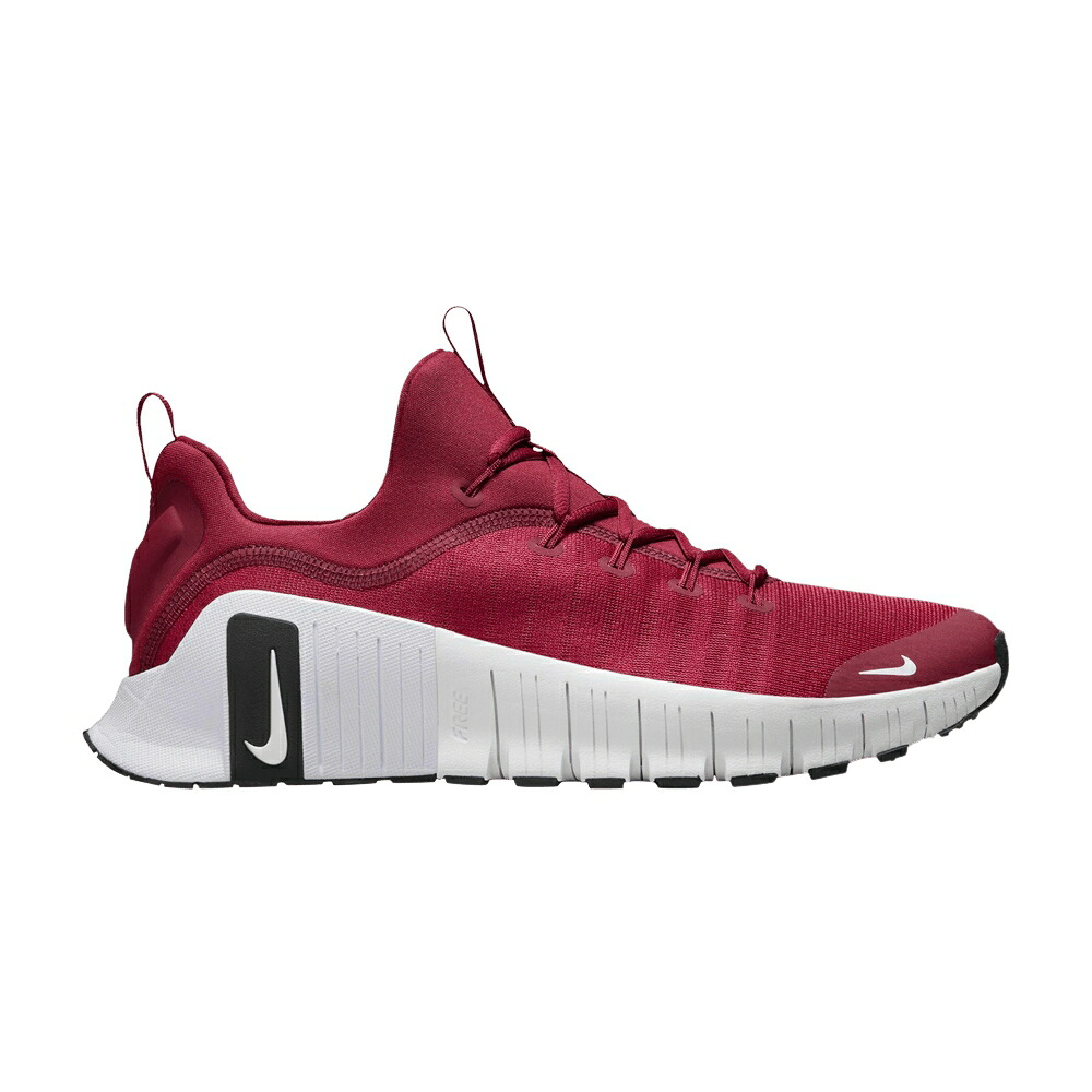 ナイキ フリー チーム クリムゾン 黒色 ブラック 白色 ホワイト 'CRIMSON' スニーカー メンズ NIKE FREE METCON 6 TB / TEAM CRIMSON BLACK WHITE|スニケス
