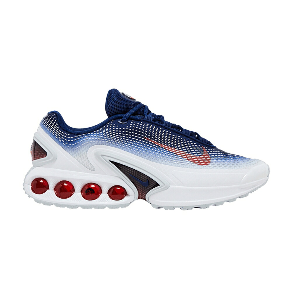 ナイキ マックス 白色 ホワイト 青色 ブルー 銀色 シルバー エアマックス 'USA' スニーカー メンズ NIKE AIR MAX DN / WHITE BLUE VOID METALLIC SILVER|スニケス