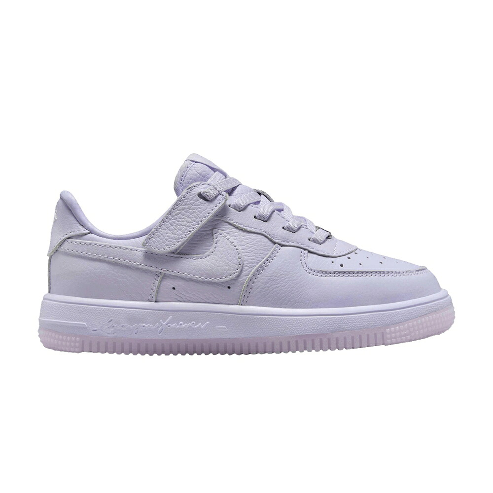 ナイキ 紫 パープル \u0027CERTIFIED PURPLE\u0027 お坊っちゃん キッズ NIKE NOCTA X FORCE 1 LOW なおなお書き LOVER BOY - PALEST / PALEST PURPLE COBALT TINT もの言う花 マタニティ スニーカー
