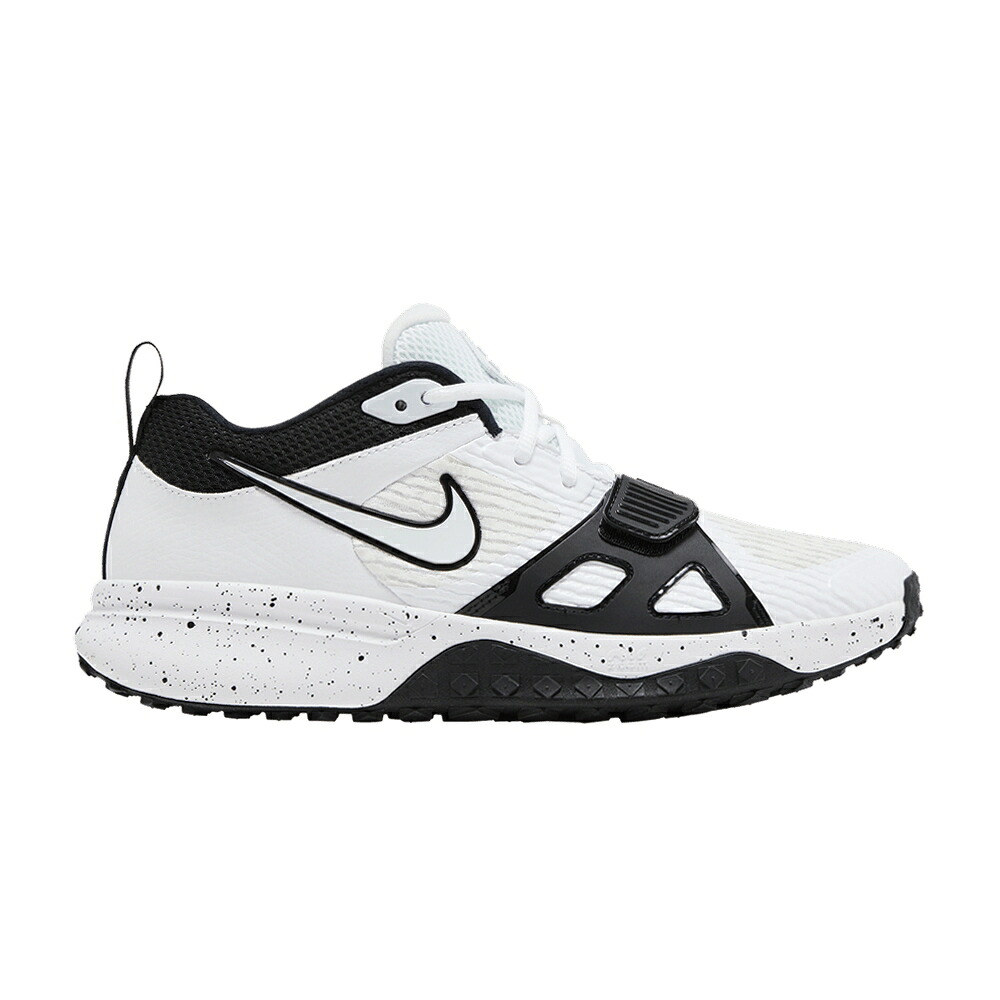 ナイキ ズーム ダイヤモンド エリート ターフ 黒色 ブラック 白色 ホワイト 'WHITE SPLATTER' スニーカー メンズ NIKE AIR ZOOM DIAMOND ELITE TURF BLACK / WHITE VOLT BLACK｜スニケス