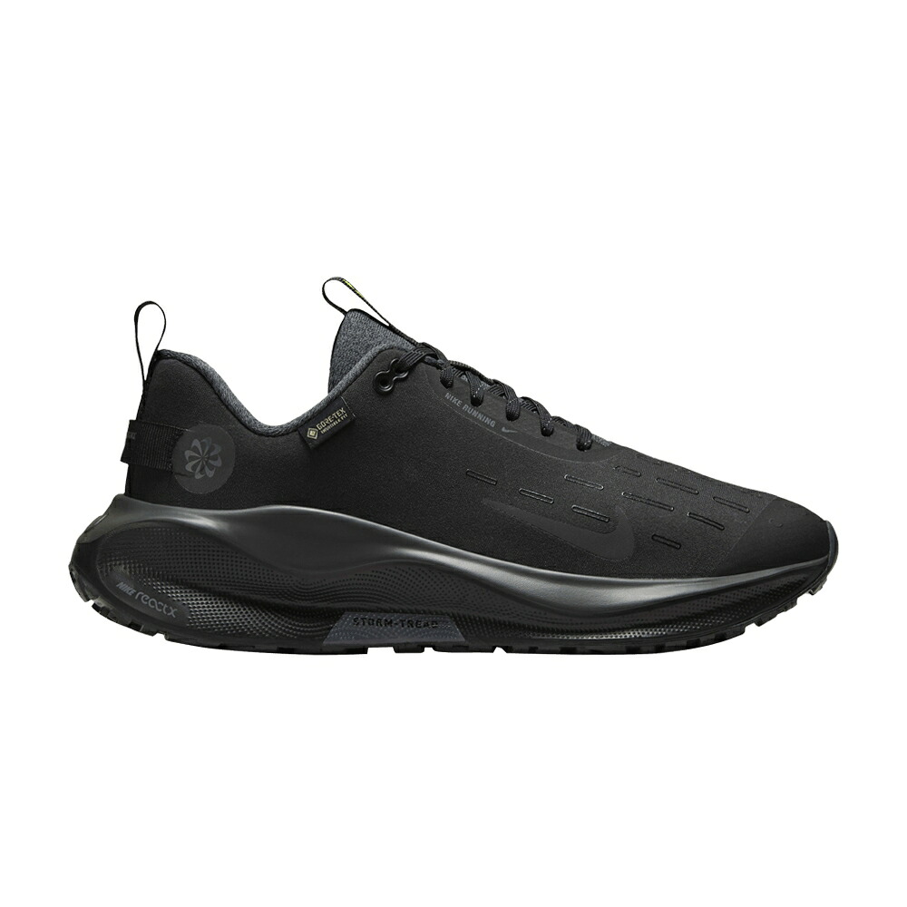 ナイキ ラン ゴアテックス 黒色 ブラック 灰色 グレー 'BLACK ANTHRACITE' スニーカー レディース NIKE WMNS REACTX INFINITY RUN 4 GORE-TEX / BLACK VOLT DARK GREY ANTHRACITE|スニケス