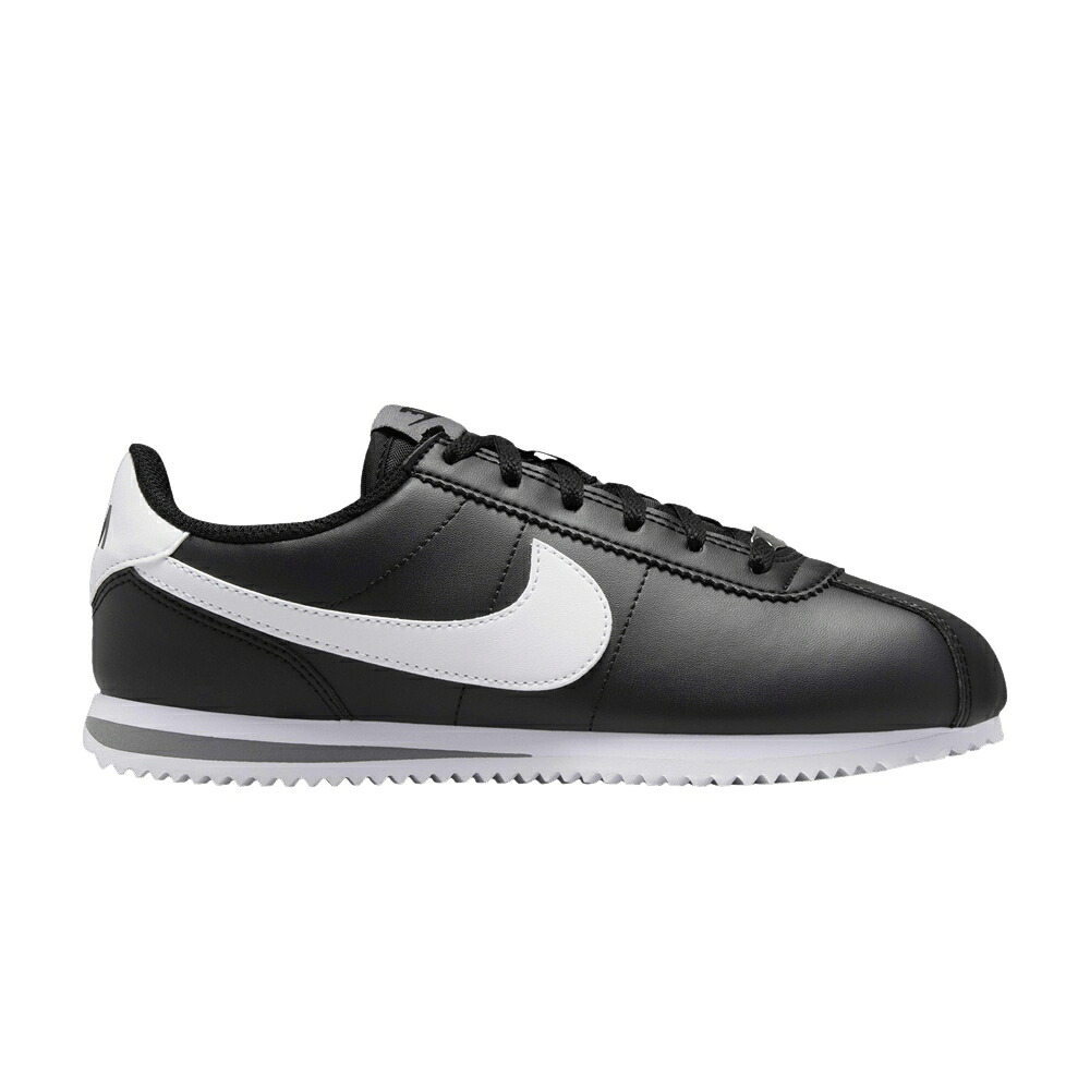 ナイキ コルテッツ 黒色 ブラック クール 灰色 グレー 白色 ホワイト 'BLACK WHITE' ジュニア キッズ NIKE CORTEZ GS / BLACK COOL GREY WHITE ベビー マタニティ スニーカー｜スニケス
