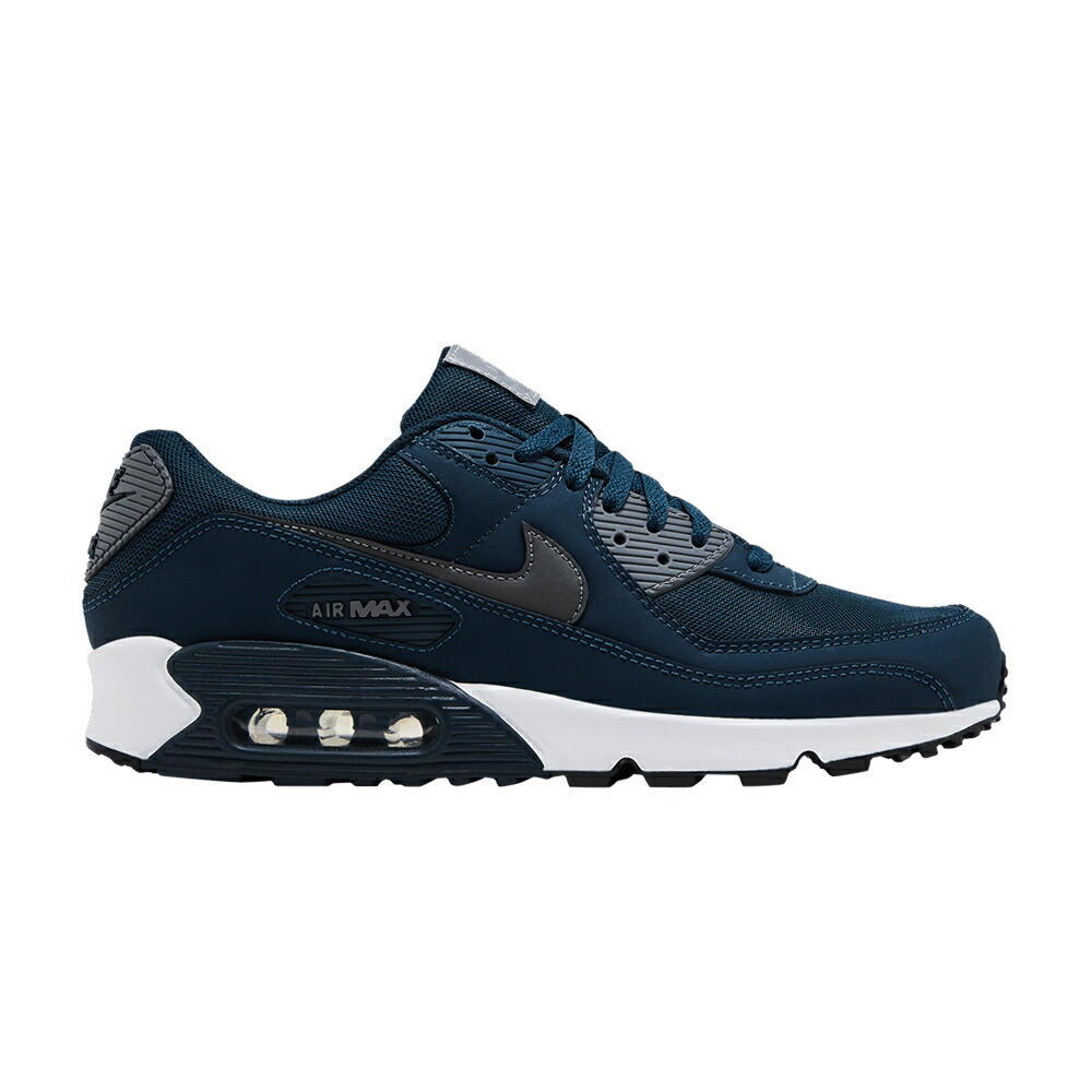 ナイキ マックス 紺色 ネイビー 白色 ホワイト 黒色 ブラック エアマックス ARMORY NAVY スニーカー メンズ NIKE AIR MAX 90 / ARMORY NAVY WHITE BLACK IRON