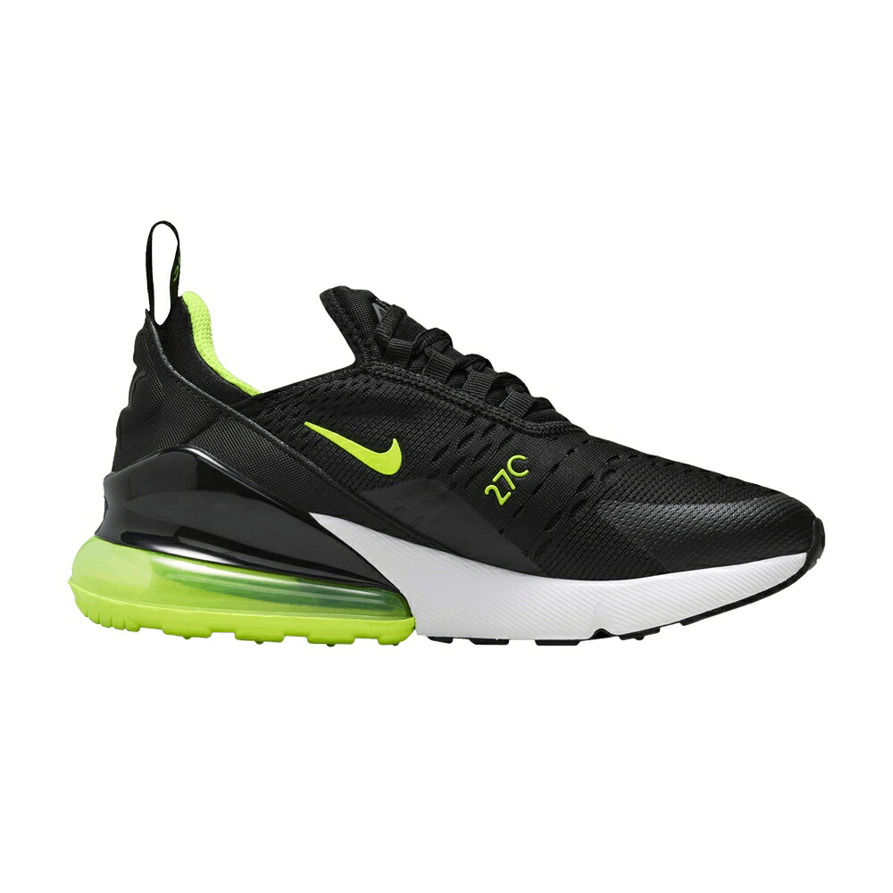 ナイキ マックス ライトニング 黒色 ブラック 白色 ホワイト エアマックス 'BLACK VOLT' ジュニア キッズ NIKE AIR MAX 270 GS LIGHTNING / BLACK LIGHTNING WHITE VOLT ベビー マタニティ スニーカー
