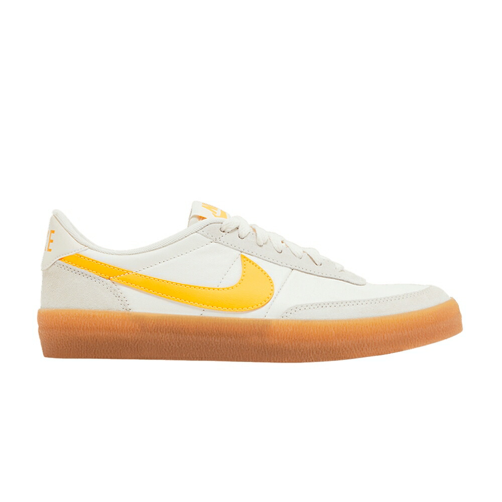 ナイキ なめし革 レーザ 橙 オレンジ色 黄味がかった 黄色 \u0027SAIL GUM\u0027 スニーカー メンズ NIKE KILLSHOT 2 LEATHER LASER ORANGE / SAIL LASER ORANGE GUM YELLOW