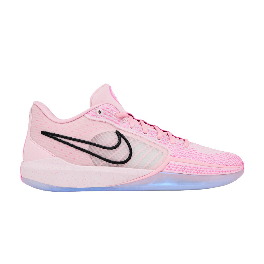 ナイキ ピンク 黒色 ブラック 'KAY YOW' スニーカー レディース NIKE WMNS SABRINA 1 PROMO / PINK FOAM BLACK MEDIUM SOFT PINK