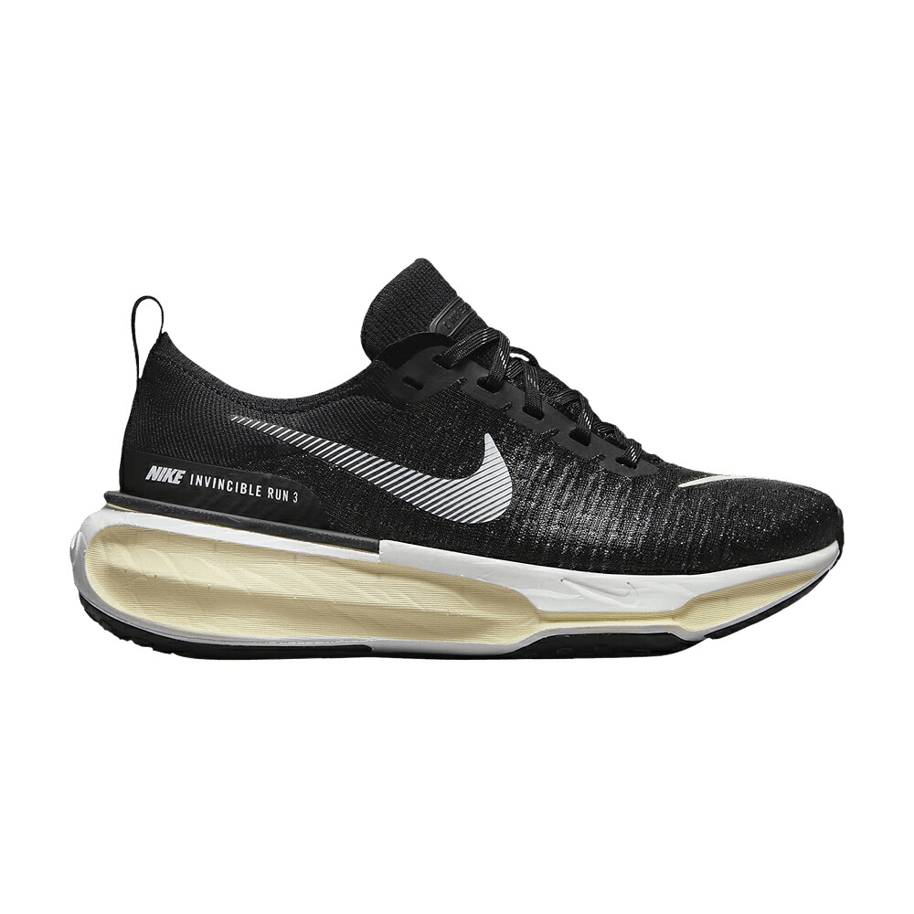 ナイキ 黒色 ブラック 'BLACK WHITE' スニーカー レディース NIKE WMNS ZOOMX INVINCIBLE 3 EXTRA WIDE / BLACK COCONUT MILK BRIGHT|スニケス