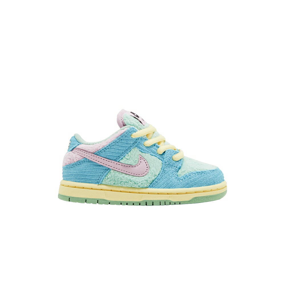 ナイキ ダンク エスビー 青碧 青碧 さくら色 ダンクロー \u0027VISTY\u0027 もの言う花 NIKE VERDY X DUNK LOW SB TD / BLUE GAZE LIGHT ARCTIC PINK